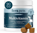 Fera Pets Dog Multivitamin Chews with Glucosamine and Probiotics - Essential Dog Vitamins &amp Minerals - Promotes Healthy Digestion &amp Joints - Boosts Skin &amp Coat Health with Omega-3s - 90 So