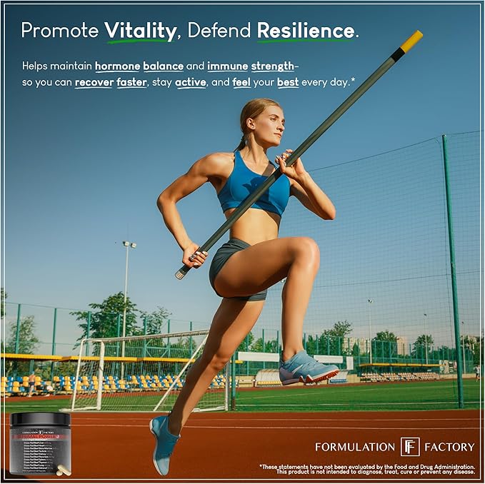 Formulation Factory Primal Power 10-in-1 Grass-Fed Organ Supplement with Beef Liver Heart Marrow Testicle Kidney Supports Vitality Hormones Energy Immunity (4 Month Supply 240 Capsules)