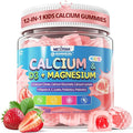 Kids Calcium Gummies + D3 &amp Magnesium for 4+ with Calcium Citrate Calcium Gluconate Calcium Lactate Probiotics &amp Prebiotics for Children Bone HealthMuscle SupportDigestive HealthSugar Fr