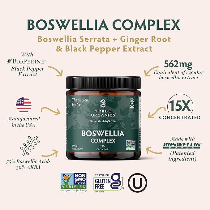 Recovery Trio 120 - KSM-66 Ashwagandha + Turmeric Curcumin C3 Complex + Boswellia Complex - Boost Immunity Joint Support Reduces Pain