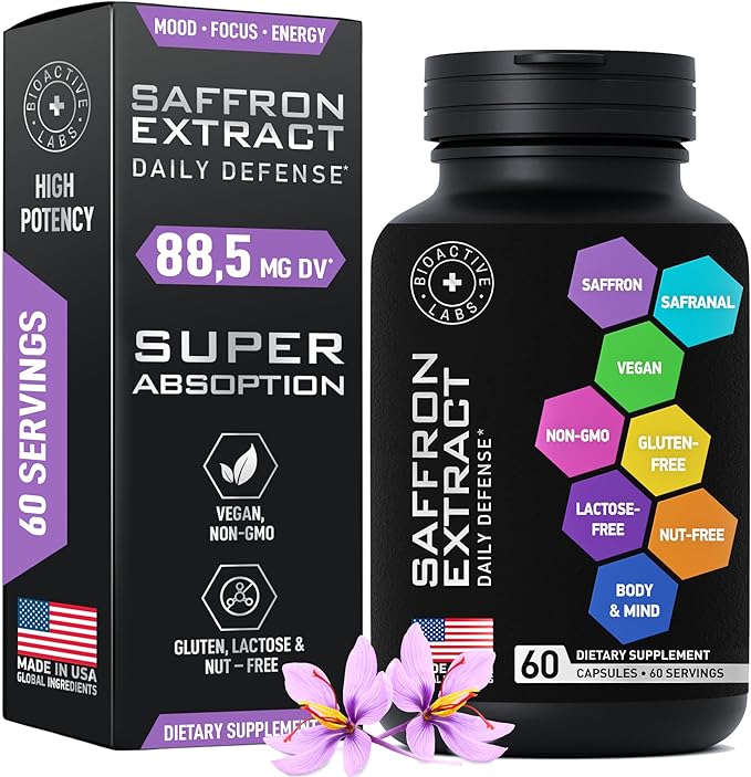 Bariatric Multivitamin with Iron and Optimized Saffron - Body and Mind Bundle