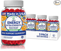 Lunakai USA Made Vegan Energy Gummies – Daily Energy Supplements – 3000mcg Vitamin B12 Gummies for Women &amp Men – for Home or On‑The‑Go Use - 3 Pack