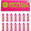 Premium Hydrolyzed Liquid Marine Collagen Supplement - 8000mg of Collagen per Sachet Plus 180mg VIT C - Natural Tropical Fruit Flavour - 14 Sachets per Box