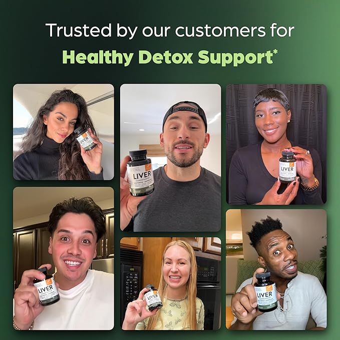 Sandhu's Liver Cleanse Detox &amp Repair Support Capsules with Milk Thistle &amp Dandelion Root | Herbal Supplement Pills for Liver Health | for Men &amp Women | Made in USA | Viral on Tiktok | 210