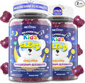 Kids Sleep Gummies NO Melatonin - Triple Magnesium Glycinate + Saffron GABA Berry &amp Nut Superfood Gummies Sugar Free Nighttime Sleep Aid &amp Calm for Kids 4+ Teens Relaxation Brain &amp Mu