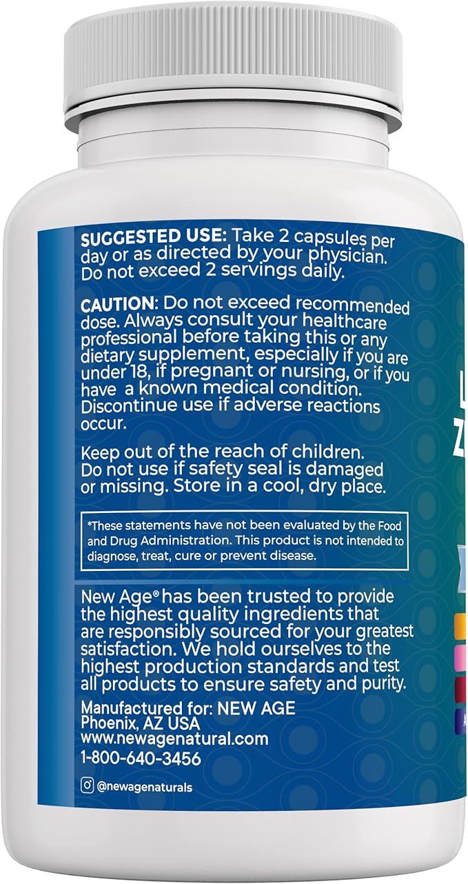 NEW AGE Eye Health Vitamins with Bilberry Lutein &amp Zeaxanthin Lycopene Resveratrol Grape Seed Astaxanthin - Eye Vitamin - 60 Count
