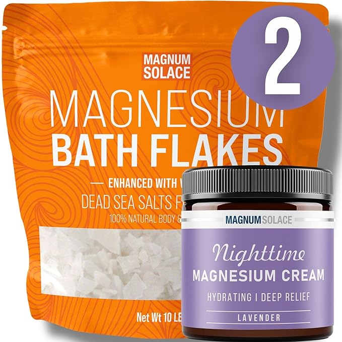 Magnesium Flakes with Vitamin C and Magnesium Cream