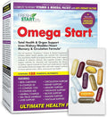 Omega Start All-in-One Daily Multivitamin Pack | Organ Health &amp Detox | Milk Thistle Dandelion Chanca Piedra &amp Nettle | 30-Day Supply