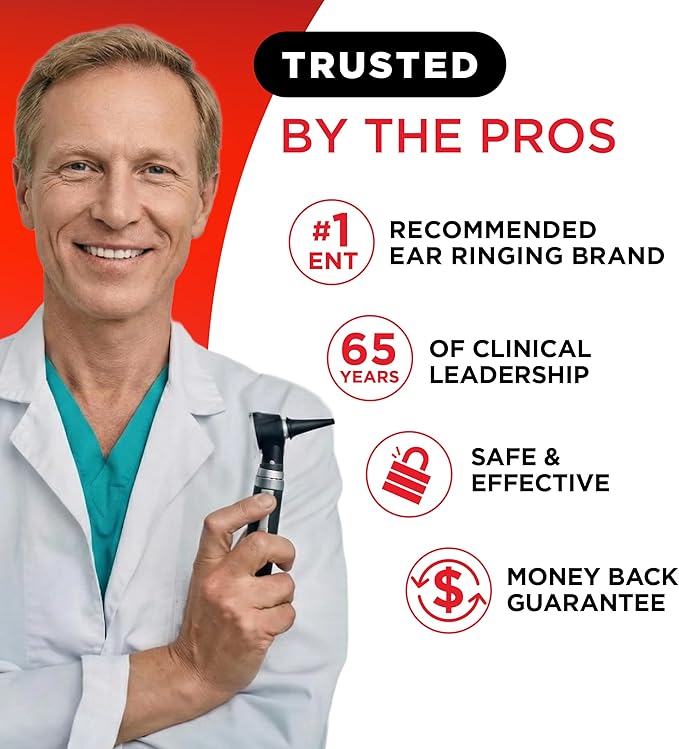 Lipo Flavonoid Ear Ringing - Doctor-Recommended for Ringing Ears – Clinically Proven Lemon Bioflavonoid Complex with Vitamins C B1 B2 B6 B12 &amp Calcium - 500 Caplets
