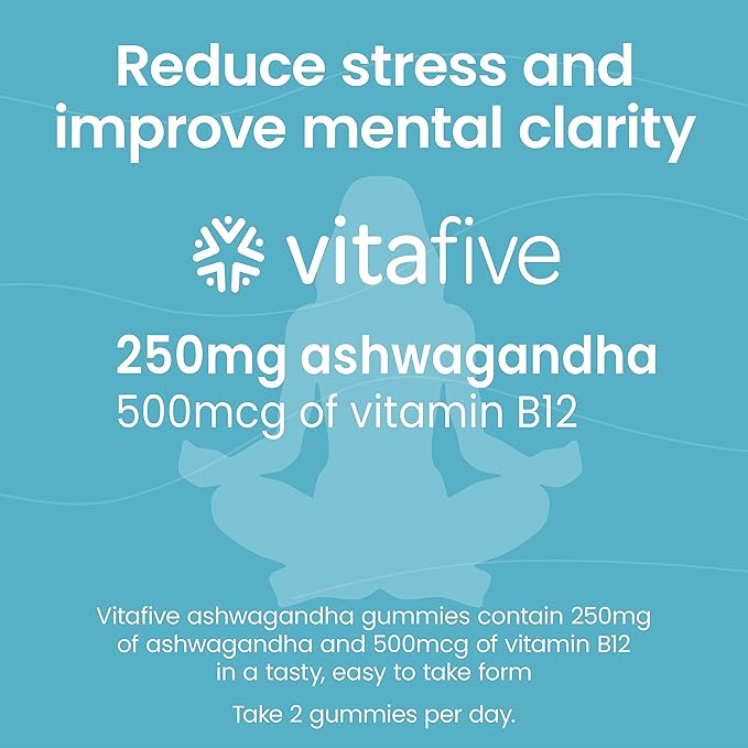 vitafive Sleep Bundle Gummies for Men and Women (Ashwagandha and Melatonin)