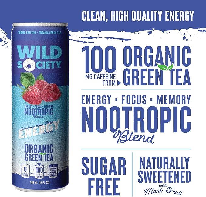 WILD SOCIETY Clear Isolate + Energy Drink Super Combo - Rocket Pop Clear Whey + Blue Razz Energy Drink