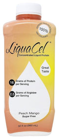 Global Health Products Liquacel Liquid Protein Sugar Free Peach Mango 1 X 32oz Bottle Set of 2