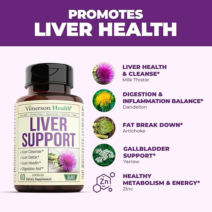 Liver Health + Men's Multivitamin Bundle. Liver Cleanse &amp Detox - Artichoke Milk Thistle Ginger Celery. Vitamins for Men - Immune Support Energy &amp Antioxidant Supplement