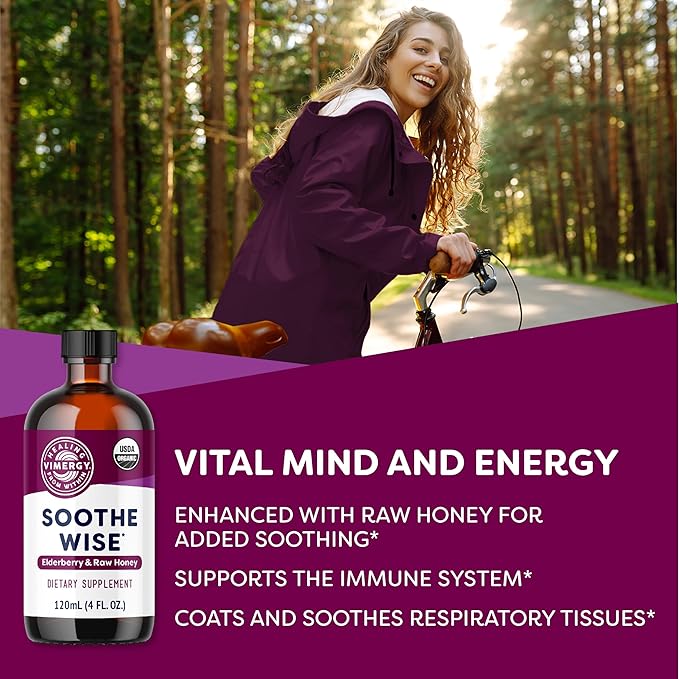 Vimergy Shield &amp Soothe Kit* - Total Immune Blend (115 mL) + Soothwise (120 mL)