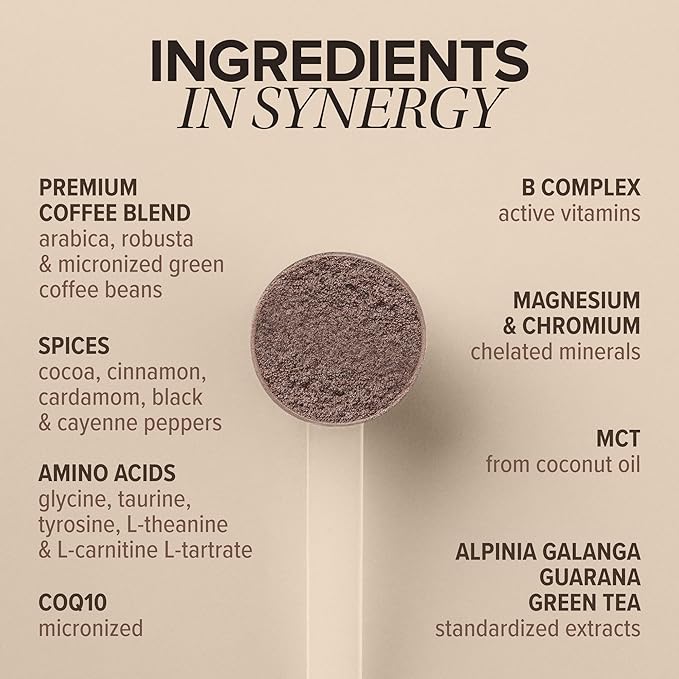 Immuno Whey Protein + Brainstorm Functional Coffee Bundle – 18g Protein Amino Acids &amp Glutathione Support + Focus Clarity &amp Energy Boost – Keto Friendly Sugar Free – Chocolate &amp Spices