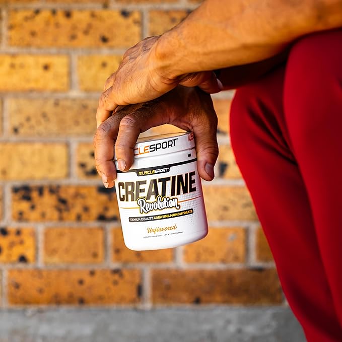 Musclesport Creatine Monohydrate Powder - Micronized Creatine Monohydrate - Energy Strength &amp Endurance - 300g Unflavored