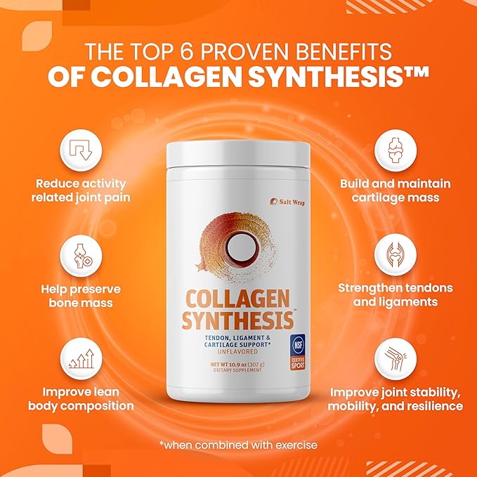 SaltWrap Joint Recovery Bundle (Collagen Synthesis + Joint Clinic Multivitamin)