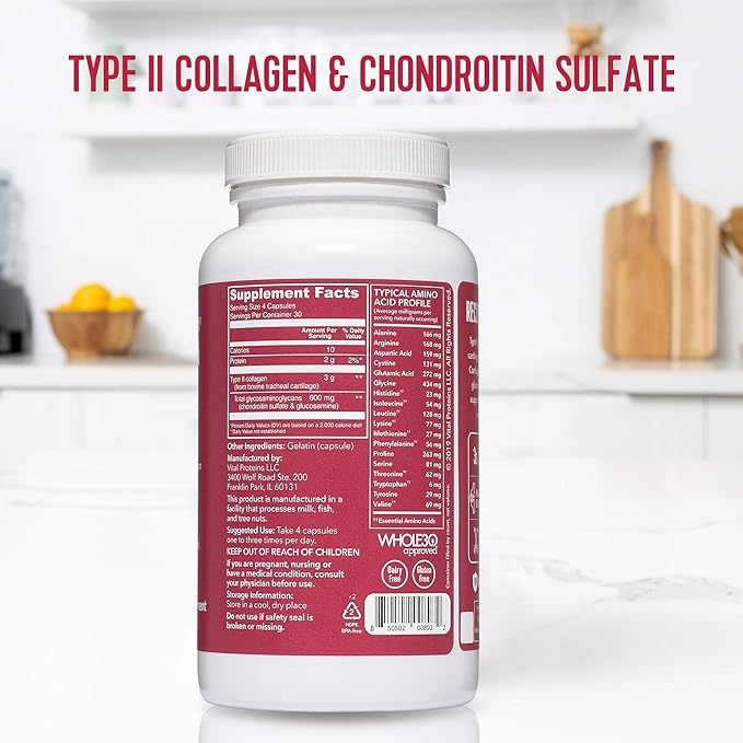 Vital Proteins Collagen Peptides Powder 19.3oz+ Collagen Pills Type II