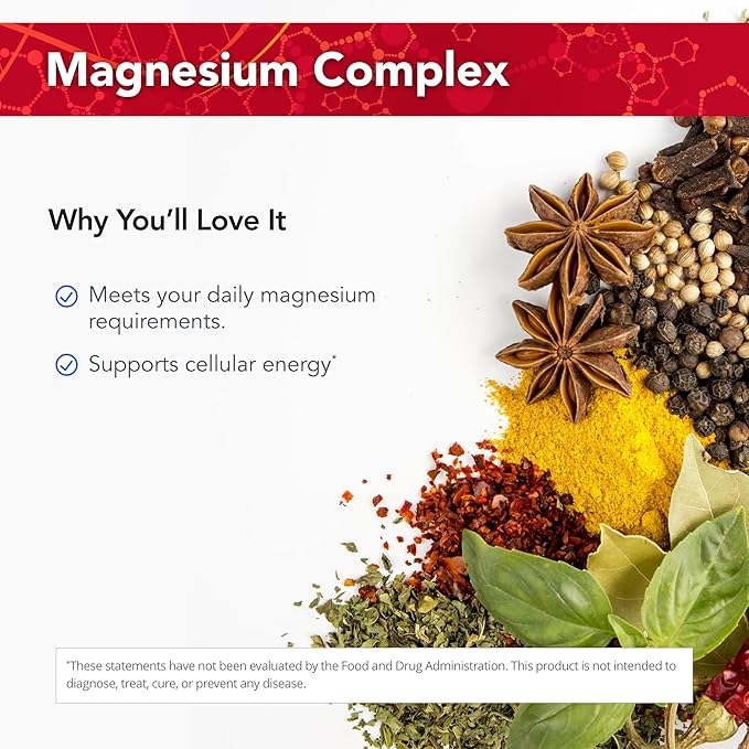 Physician's Strength Power-Min - 90 Capsules - Total Body Support - Magnesium Complex with Magnesium L-Threonate Glycinate &amp Taurate - Highly Absorbable - 30 Servings