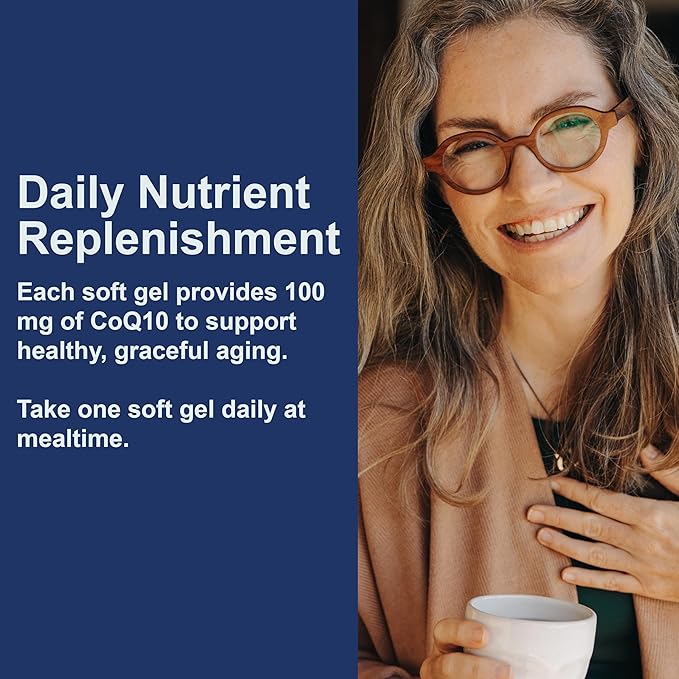 Carlson - Co-Q10 Co-Enzyme Q10 100 mg Energy Production &amp Heart Function 200 Softgels