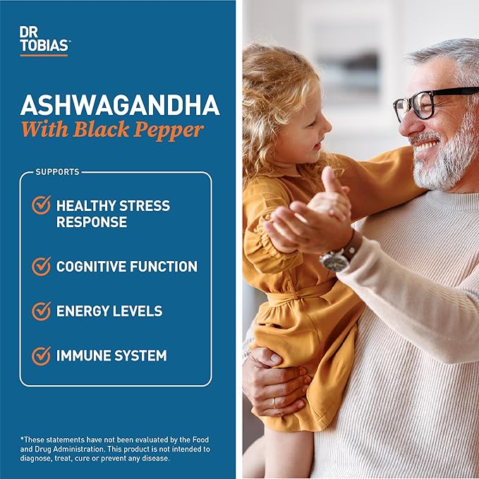 Dr. Tobias Deep Immune Probiotics &amp Prebiotics and Ashwagandha Capsules Supports Digestion Energy &amp Immune Health Non-GMO