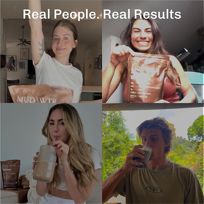 MUDWTR Nourish | Vanilla Mushroom Protein Powder | 2000mg Adaptogenic Mushrooms | Vegan Protein Powder | USDA Organic | Focus Mood &amp Digestion Support | Vanilla Lion's Mane Bacopa | 15 Serving