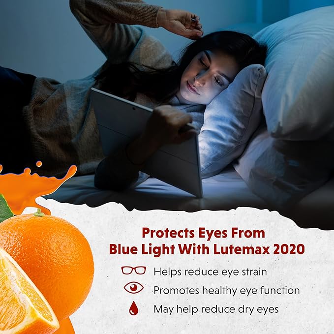 Barlean's Eye Remedy Supplement Tangerine Flavored Fish Oil Liquid with Lutein Astaxanthin and Zeaxanthin1000mg Omega 3 EPA DHA Eye Care Supplements 16 oz