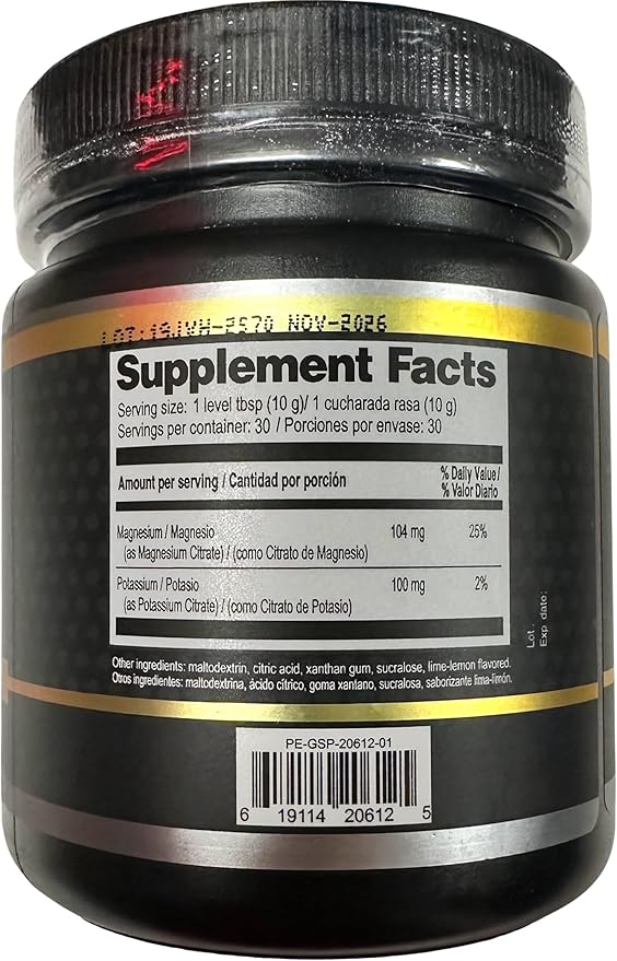 Magnesium Potassium Citrate Powder 10.5 oz (300 g) CITRATO DE MAGNESIO Y POTASIO Dietary Supplement