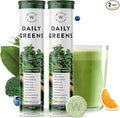 WELLBEING NUTRITION Daily Greens Wholefood Multivitamin with Vitamin C Zinc B6 B12 for Immunity and Detox with 39+ Organic Certified Plant Superfoods &amp Antioxidants(15Tabs x 2) (63 g (Pack of