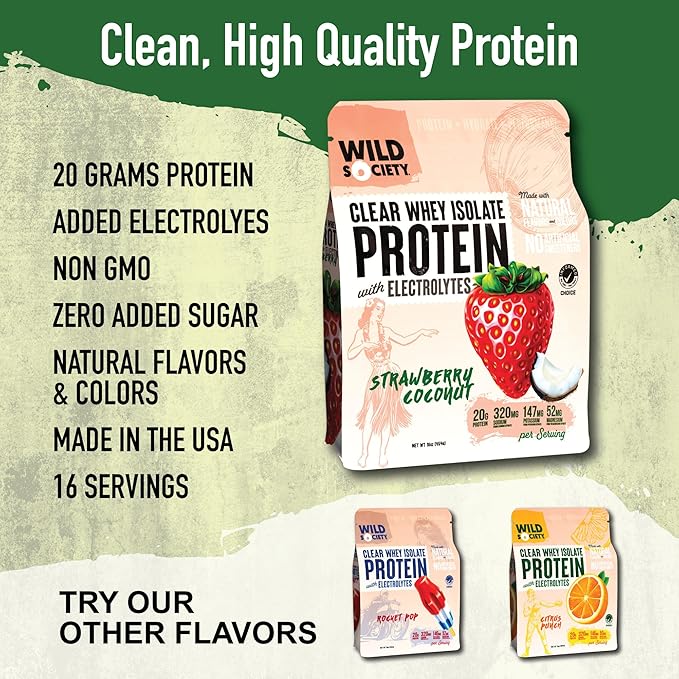 Clear Isolate + Energy Drink Super Combo - Strawberry Coconut Clear Whey + Black Razz Energy Drink