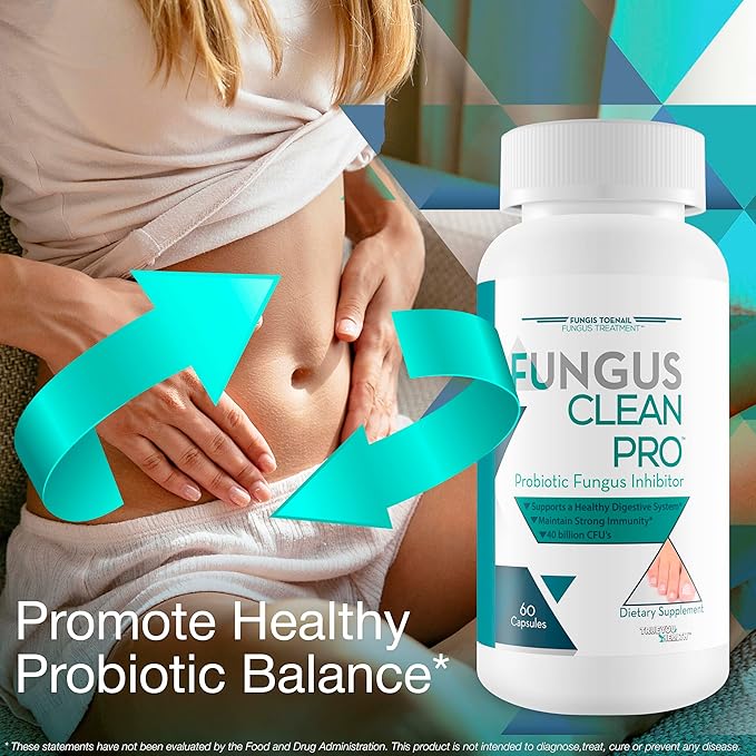 Fungus Clean Pro - Probiotic Fungus Inhibitor - Fight Off Fungus from The Inside Out with This Powerful Fungus Defense Probiotic Protect Your Body from Fungus (3)