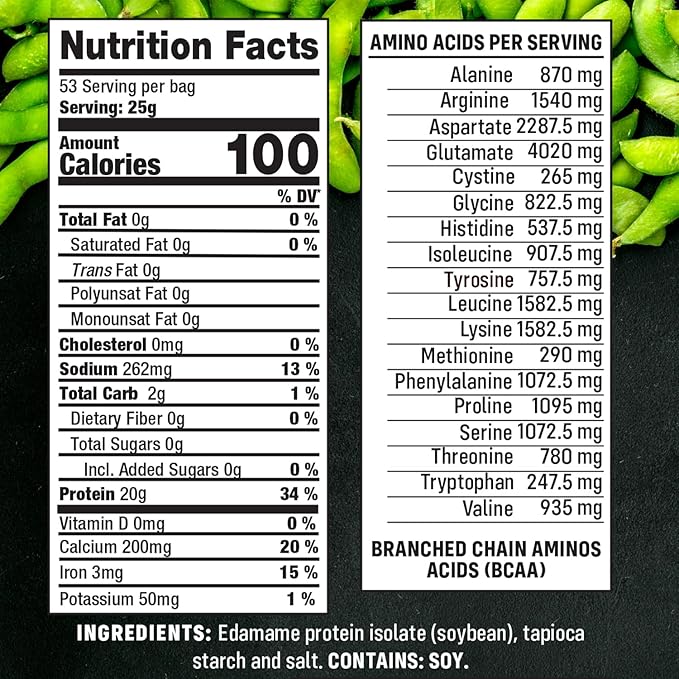 Smart for Life Soy Protein Puffs from Edamame - High Protein Zero Sugar Soy Protein Isolate Puffs - 20 Grams Protein Snacks - Non-GMO Gluten-Free - 3 Pound Box - 53 Servings - Soy Puffs…