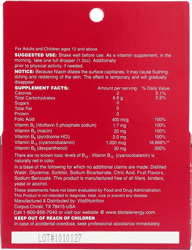 Sublingual B Total Twin Pack 2 oz - 8 Pack