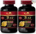 Vitamin b12 folate - METHYLCOBALAMIN Vitamin B-12 5000 - Anti Aging Skin Supplement for Women Best Energy Supplements for Women Healthy Skin Immune Support Supplement - 2 Bottles 120 Tablets