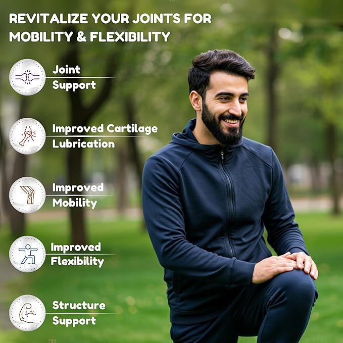 SHIFAA NUTRITION Halal Joint Support Supplement w/Glucosamine Chondroitin MSM | 2820mg 30 Servings | Non-GMO
