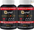 Qunol Ultra CoQ10 100mg 3X Better Absorption Patented Water and Fat Soluble Natural Supplement Form Coenzyme Q10 Antioxidant for Heart Health Packs Softgels 120 Count
