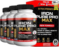 Iron Pure Pro Max Dietary Supplement Organic Maca Root Blend 60 Capsules 30-Day Supply (3)