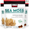 Force Factor Sea Moss Soft Chews Support Immunity Digestion and Heart Health Irish Sea Moss Superfood &amp Antioxidants Supplement Non-GMO Gluten-Free Salted Caramel Flavor 90 Soft Chews 3-P
