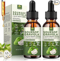 (2 Pack) Soursop Graviola Liquid Drops 2000mgImmune BoostCell Support &amp RegenerationNatural AntioxidantSoursop Bitters LiquidSoursop Extract - 98% Sugar/Gluten Free Natural Flavor 4 Fl Oz