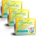 Global Health Trax ThreeLac Lemon Probiotic Drink Mix for Digestive Health - Advanced Probiotic Powder Formula for Men Women and Kids - Immune Support &amp Gut Balance Non-GMO - 180 Packets