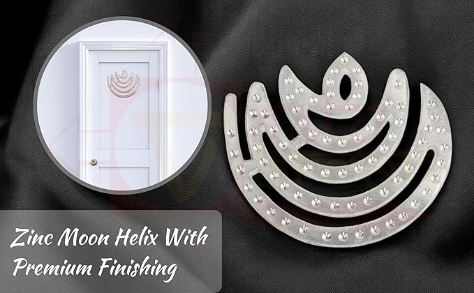 Zinc Chand Helix Vastu Remedies for North-East Ishanya Dosha Nivaran Missing Corner &amp Cuts Remedies (Metal-ZINCSIZE-3INCH Pack-1)