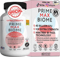 Probiotics 40 Billion CFU – Extra Strength Skin &amp Gut Support with MAKTrek® Bi-Pass Technology – 4 Strains + Prebiotics – Non-GMO Gluten-Free 60 Capsules (1)