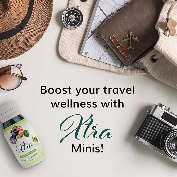 Univera Xtra Minis Multimineral fruites Complex 15 Natural Ingredients Stress Management Focus &amp Clarity Joint Comfort Antioxidant Protection - 3.38 Fl Oz (Pack of 20)