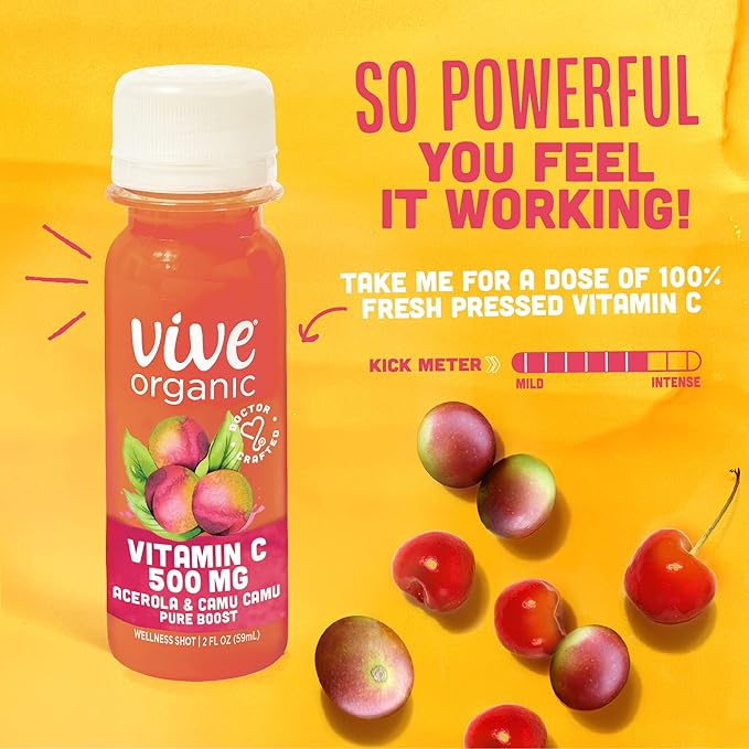 Vive Organic Pure Boost Vitamin C Shot (2oz Bottle)
