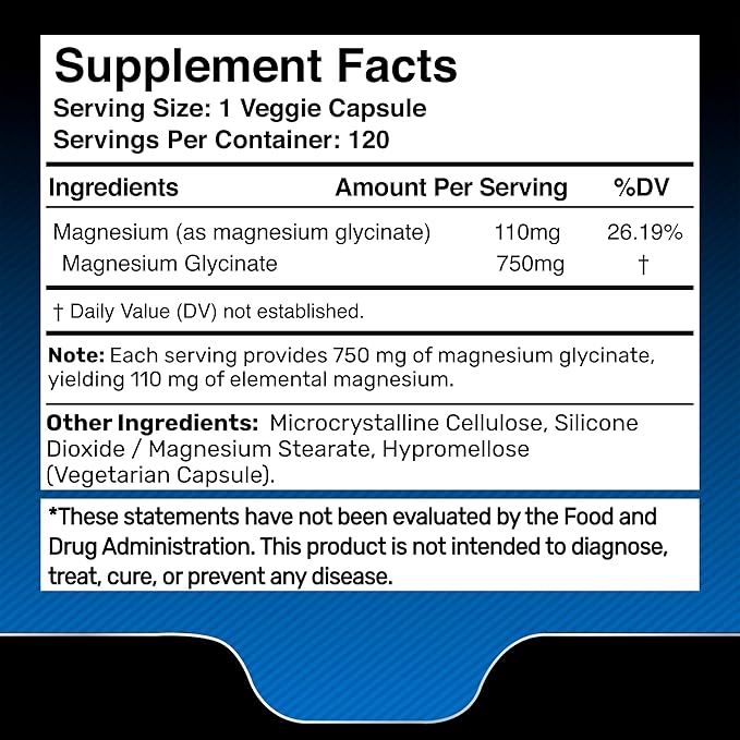 Magnesium Glycinate Capsules - 750mg - Magnesium Supplement │ NAD Supplement 1500mg - Liposomal NAD+ Supplement with Resveratrol | Bundle