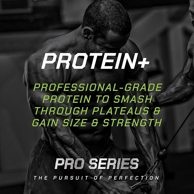 MusclePharm Pro Series Protein+ 26g Whey Protein Powder per Serving | Professional Grade 7-in-1 Blend for Muscle Growth &amp Workout Recovery | Creamy Vanilla 2.5 lb 24 Servings