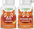 Kids Iron 10mg + Vitamin C Chewables + Vitamin B12 Chewables Bundle