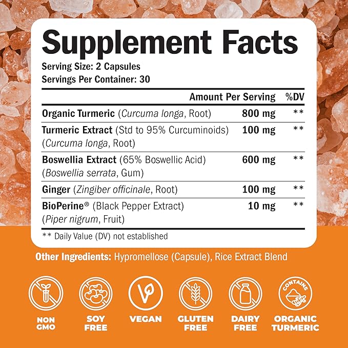 Turmeric Curcumin Supplement with Boswellia Serrata Extract &amp Complete Multivitamin for Women