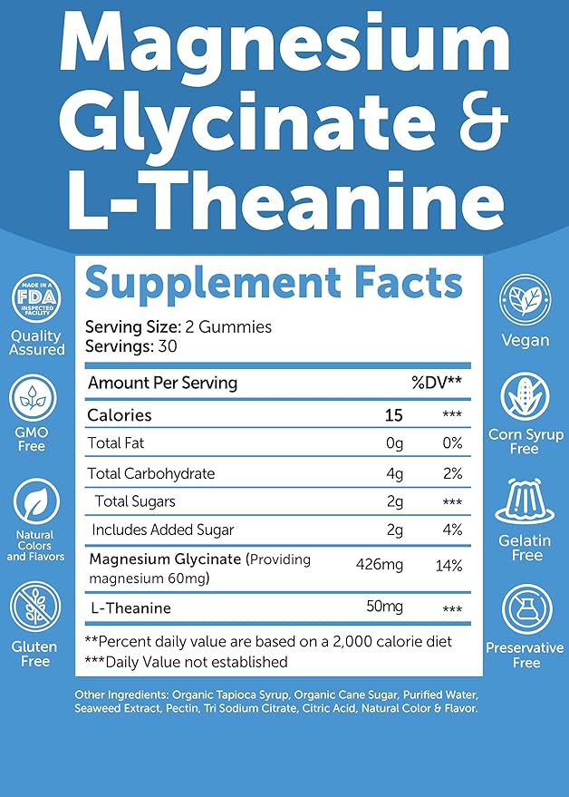 Lunakai USA Made Probiotic &amp Magnesium Glycinate Gummies Bundle – Digestive Stress &amp Relaxation Support – Naturally Flavored – 60 Non-GMO Gummies Each
