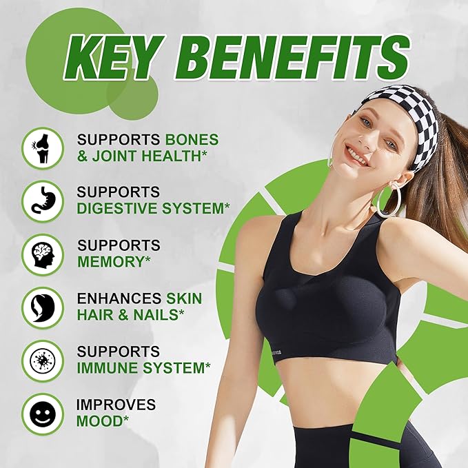 Zammex Beef Bone Broth Protein Powder - Grass-Fed Hydrolyzed Collagen 8g Protein per Serving Supports Hair Skin and Joint &amp Bone Health Keto Paleo Friendly 30 Servings - Lemongrass